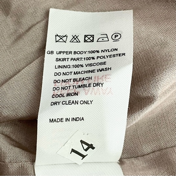 REISS Elenor Pleated Tulle Textured Appliqué Sleeveless Mini Dress - Picture 8 of 8